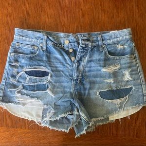 High rise shorts